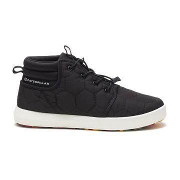 Men's Caterpillar CODE Scout Mid Sneakers Black | CAT300-MY