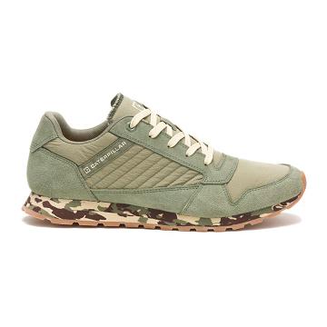 Men's Caterpillar CODE Ventura Sneakers Olive | CAT317-MY