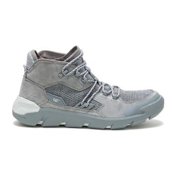 Men's Caterpillar Crail Mid Sneakers Silver | CAT288-MY