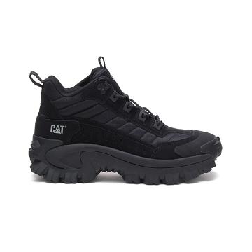 Men's Caterpillar Intruder Mid Sneakers Black | CAT351-MY