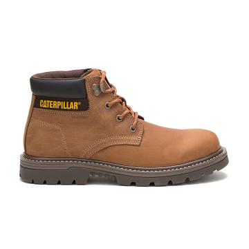 Men's Caterpillar Outbase Waterproof Waterproof Boots Brown | CAT143-MY