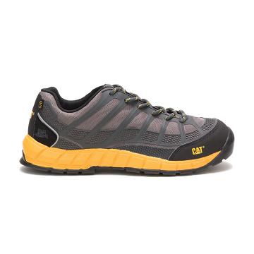 Men's Caterpillar Streamline Composite Toe Walking Shoes Grey | CAT363-MY