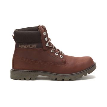 Men's Caterpillar eColorado Waterproof Waterproof Boots Coffee | CAT161-MY