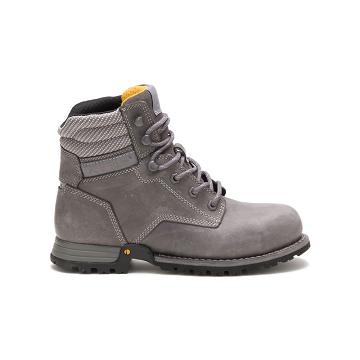 Women's Caterpillar Paisley 6" Steel Toe Safety Boots Grey | CAT433-MY