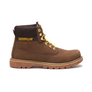 Women's Caterpillar eColorado Work Boots Coffee | CAT504-MY